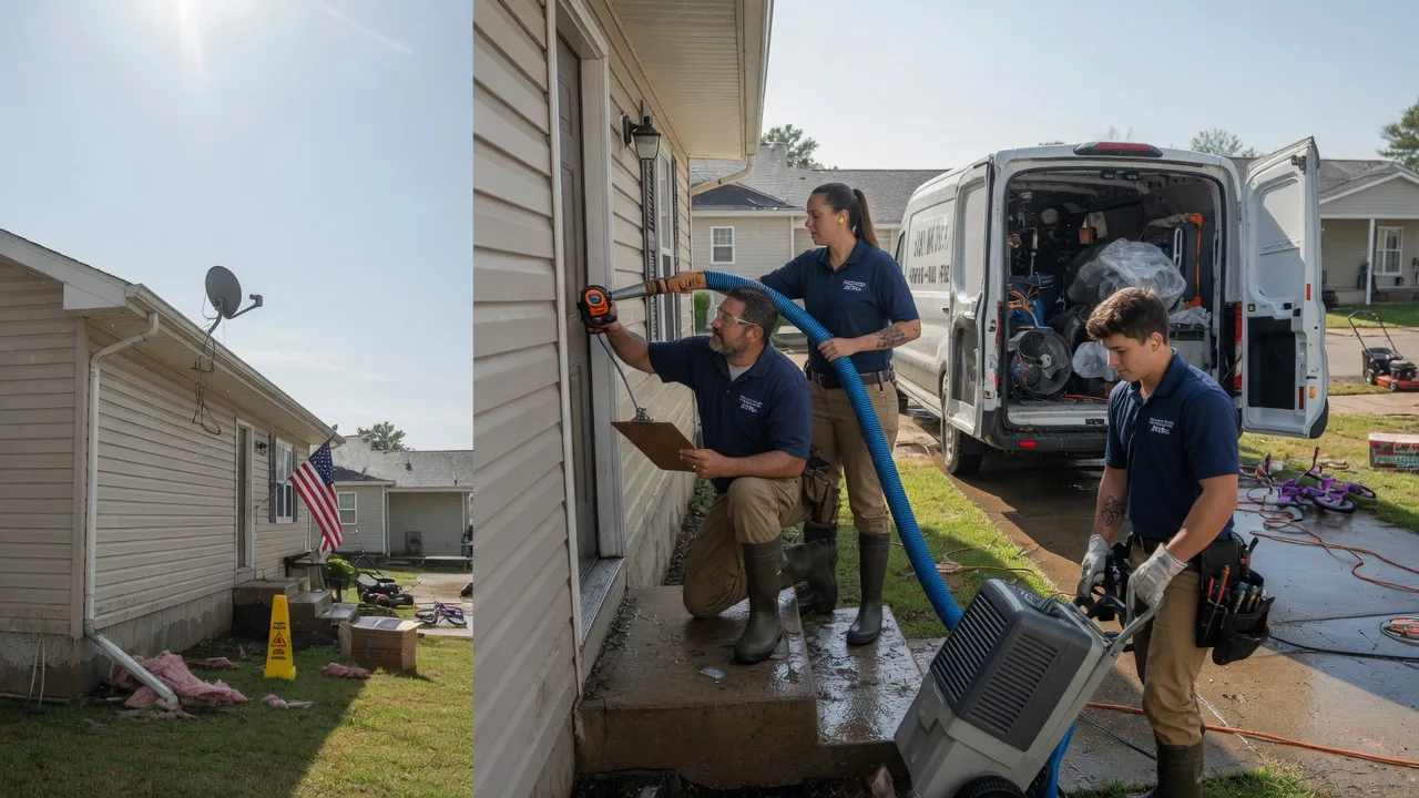 Ceiling Water Damage Restoration in Dulac, LA near me